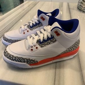 Air Jordan 3 Retro Knicks Sneakers Size 6